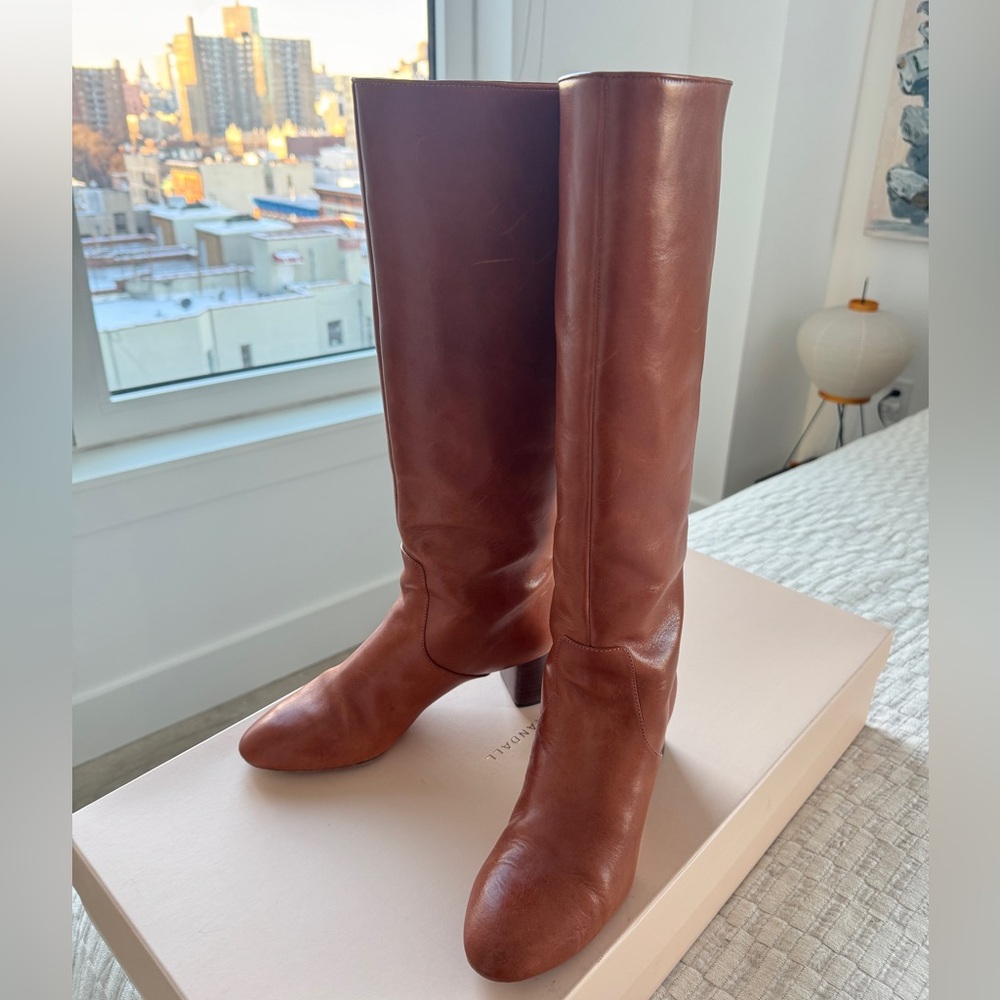 Loeffler Randall Chestnut Heeled Boots